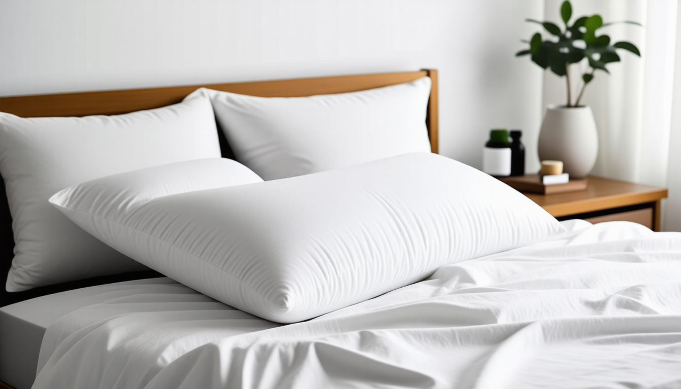 A clean dental-wellness scene with a healthy smile and natural oral-c… for best pillow for combination sleepers